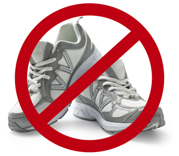 No trainers