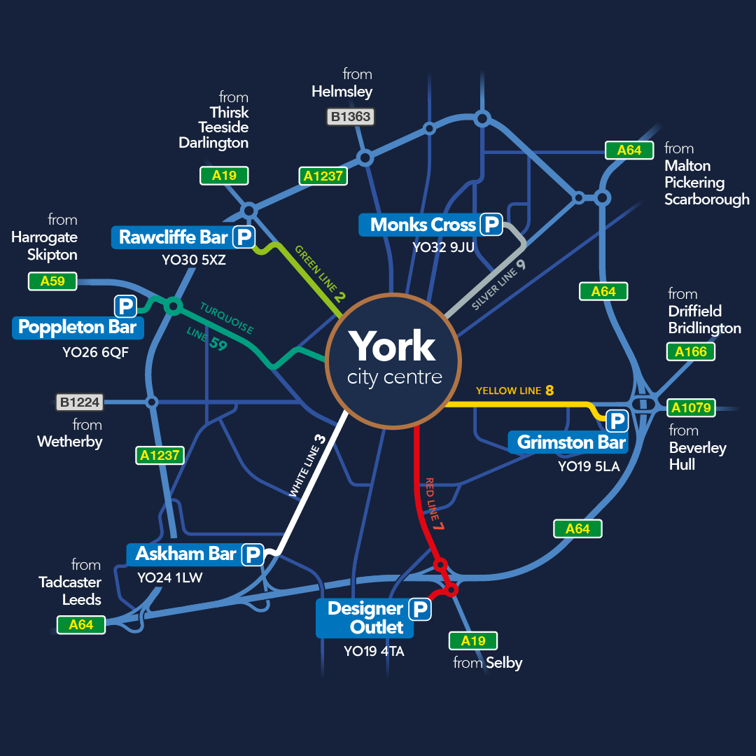 Park & Ride Map