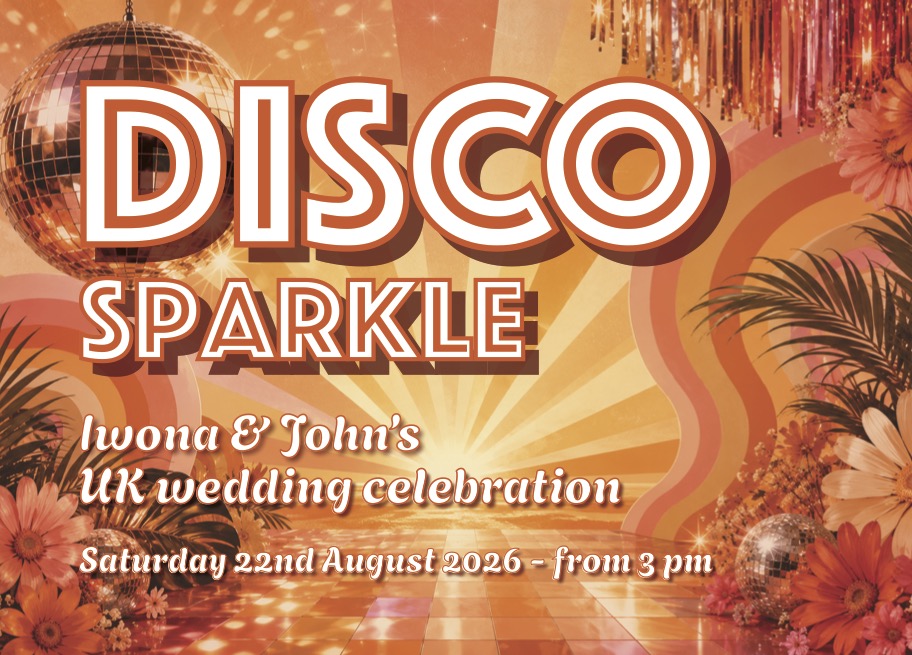 Disco Sparkle - Invite